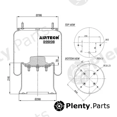 C.E.I. 262.534 — Bellow, air suspension