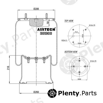 C.E.I. 262.503 — Bellow, air suspension
