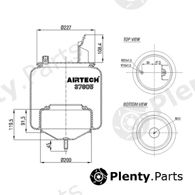 C.E.I. 262.588 — Bellow, air suspension