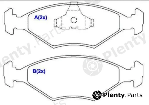 Eurorepar 1636484880 — Brake Pad Set, disc brake