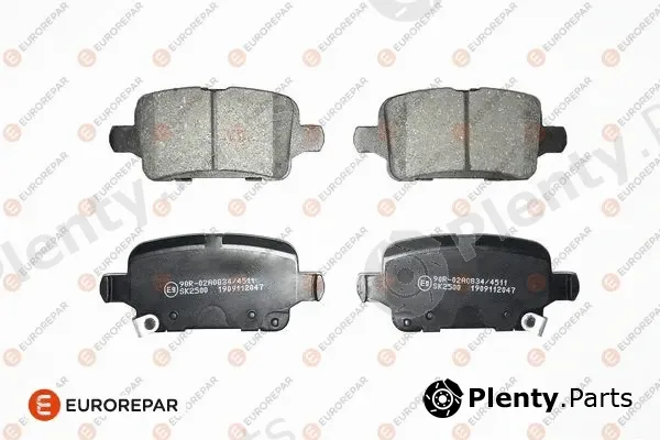 Eurorepar 1667816680 — Brake Pad Set, disc brake