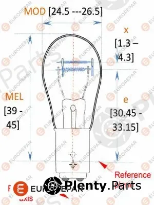 Eurorepar 1616431380 — Bulb, direction indicator