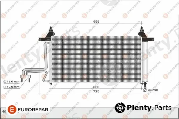Eurorepar 1609635880 — Condenser, air conditioning
