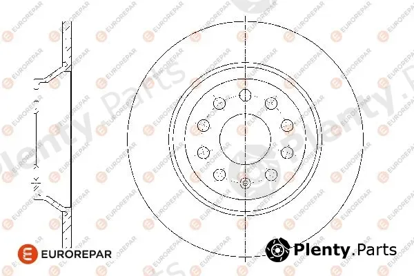 Eurorepar 1667864980 — Brake Disc