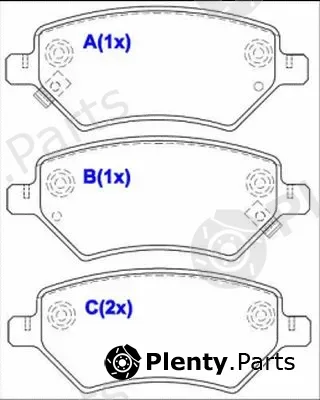 Eurorepar 1643073980 — Brake Pad Set, disc brake