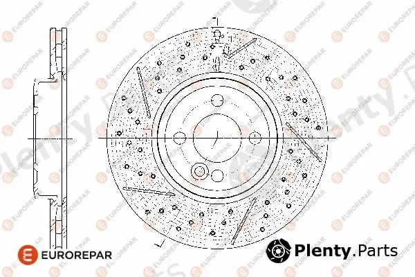 Eurorepar 1667863380 — Brake Disc