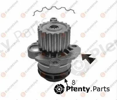 Eurorepar 1637172880 — Water Pump, engine cooling