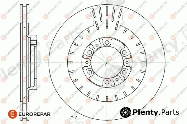 Eurorepar 1667850880 — Brake Disc
