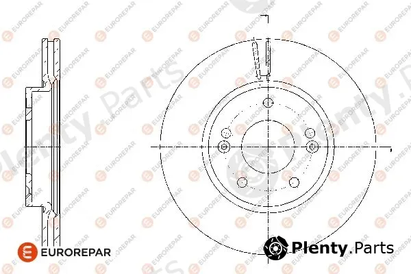 Eurorepar 1667849380 — Brake Disc
