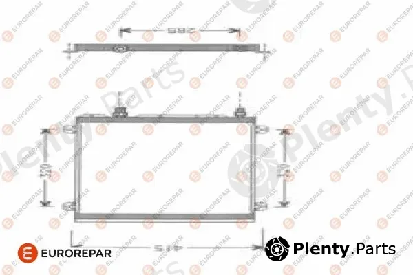 Eurorepar 1609637080 — Condenser, air conditioning