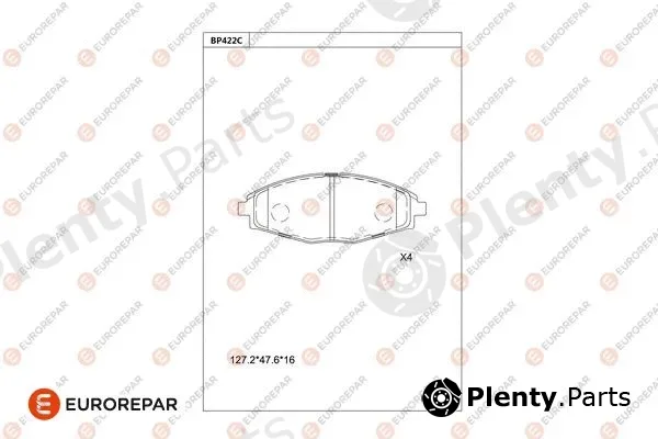 Eurorepar 1681231580 — Brake Pad Set, disc brake