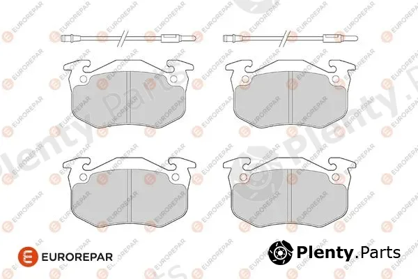 Eurorepar 1686275680 — Brake Pad Set, disc brake