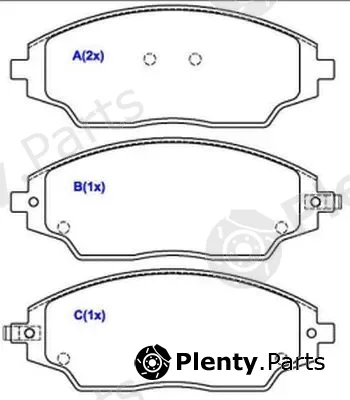 Eurorepar 1636488780 — Brake Pad Set, disc brake