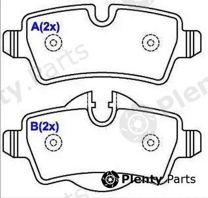 Eurorepar 1643073480 — Brake Pad Set, disc brake