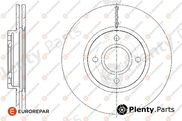 Eurorepar 1667850280 — Brake Disc