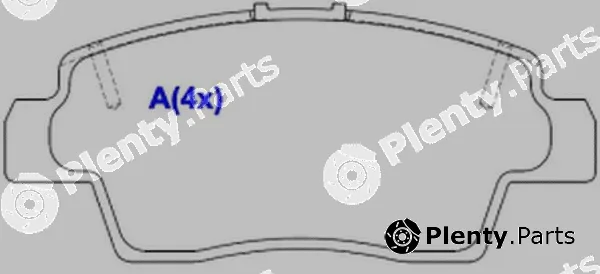 Eurorepar 1643078880 — Brake Pad Set, disc brake
