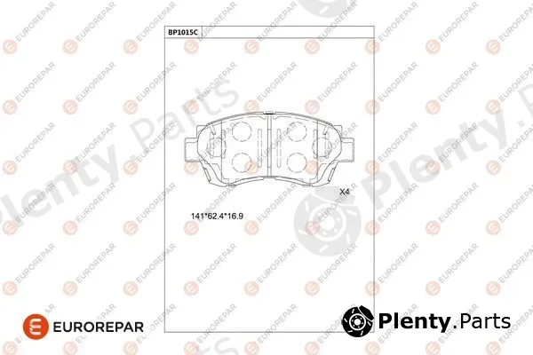 Eurorepar 1681285080 — Brake Pad Set, disc brake