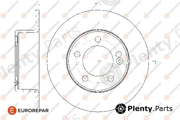 Eurorepar 1667855080 — Brake Disc