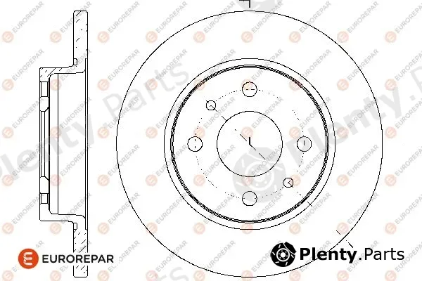 Eurorepar 1667863180 — Brake Disc
