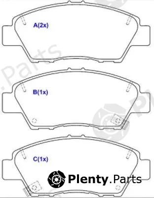 Eurorepar 1643082280 — Brake Pad Set, disc brake
