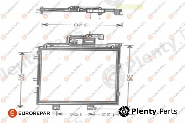 Eurorepar 1610159480 — Condenser, air conditioning