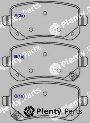 Eurorepar 1643080180 — Brake Pad Set, disc brake