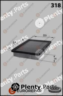 Eurorepar 1667446880 — Air Filter