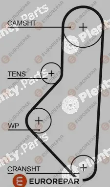 Eurorepar 1633127780 — Timing Belt