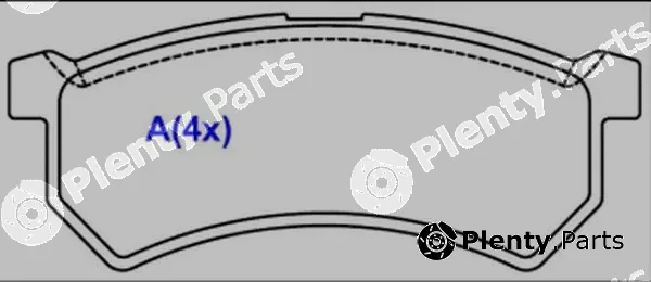 Eurorepar 1643078780 — Brake Pad Set, disc brake