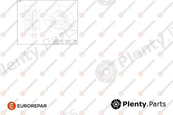 Eurorepar 1684322380 — Brake Disc