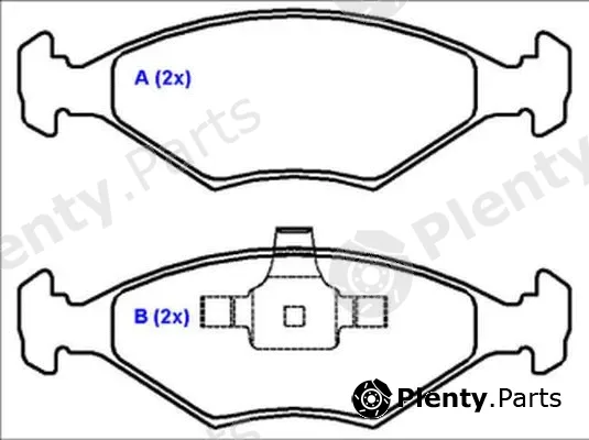 Eurorepar 1636485380 — Brake Pad Set, disc brake