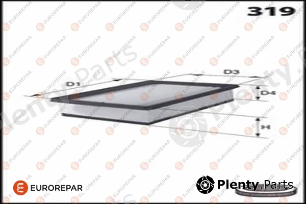 Eurorepar 1682949380 — Air Filter