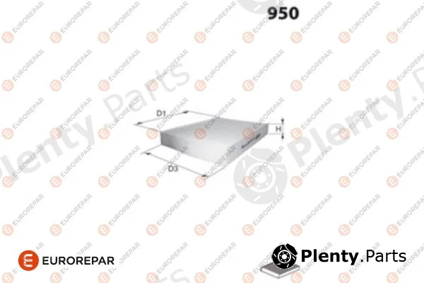 Eurorepar 1694145580 — Filter, cabin air