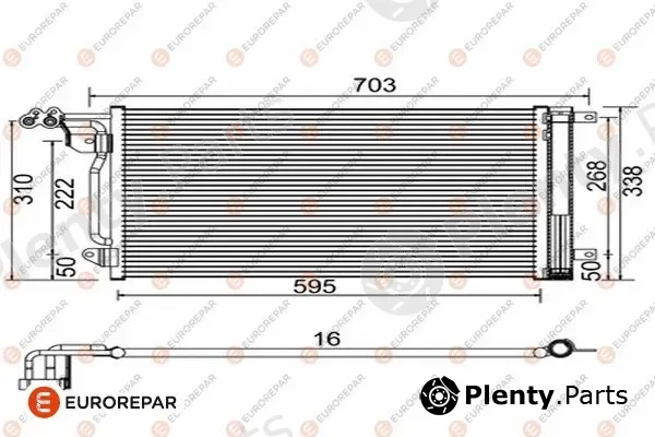 Eurorepar 1618099680 — Condenser, air conditioning