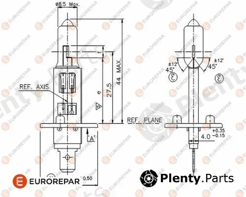 Eurorepar 1616430880 — Bulb, spotlight