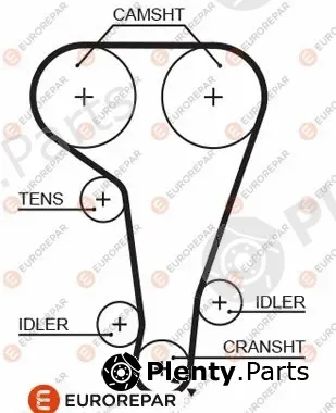 Eurorepar 1633140280 — Timing Belt