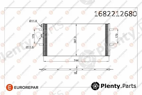 Eurorepar 1682212680 — Condenser, air conditioning