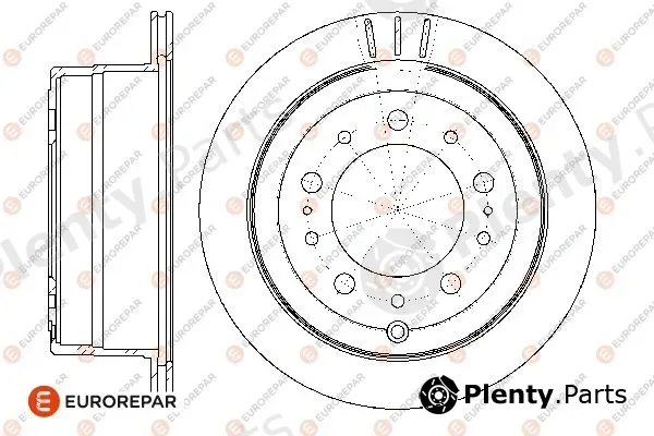 Eurorepar 1667872480 — Brake Disc