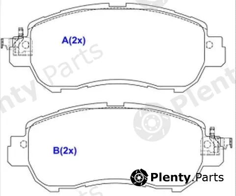 Eurorepar 1643085280 — Brake Pad Set, disc brake