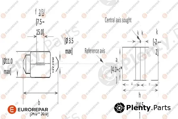 Eurorepar 1616430780 — Bulb, licence plate light