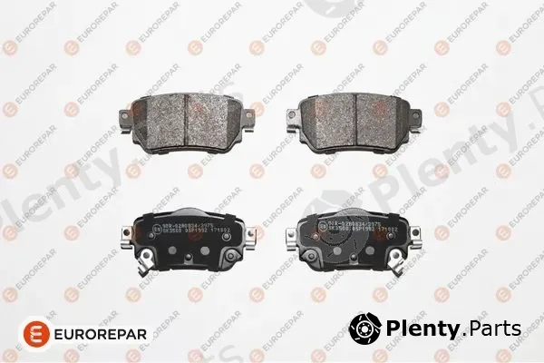 Eurorepar 1667816580 — Brake Pad Set, disc brake