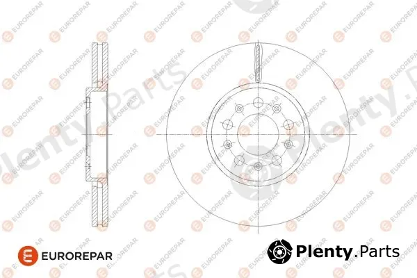 Eurorepar 1667855380 — Brake Disc