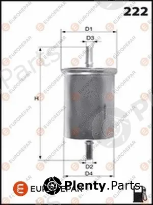 Eurorepar 1611658080 — Fuel Filter