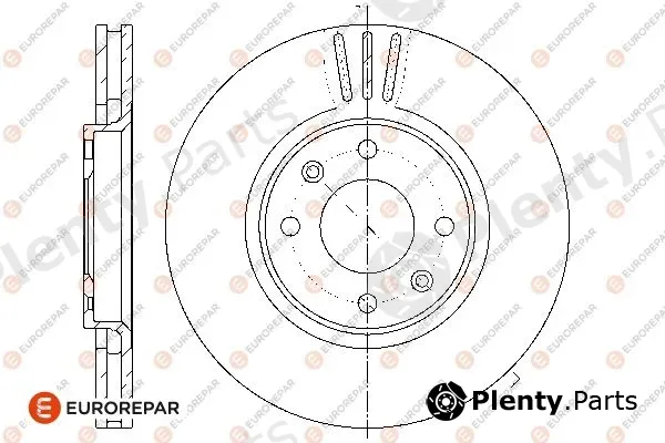 Eurorepar 1667857480 — Brake Disc