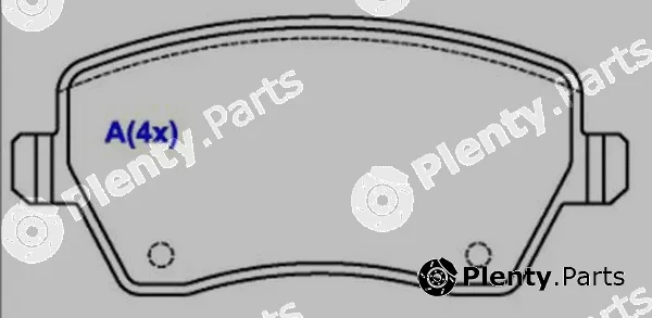 Eurorepar 1636485680 — Brake Pad Set, disc brake