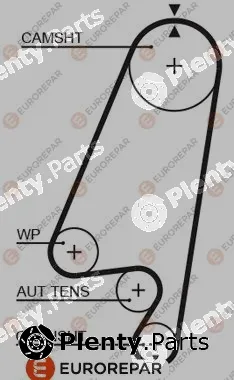 Eurorepar 1633131080 — Timing Belt