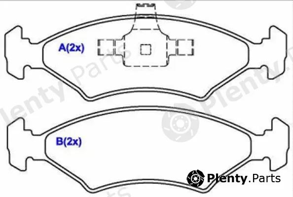Eurorepar 1636485280 — Brake Pad Set, disc brake