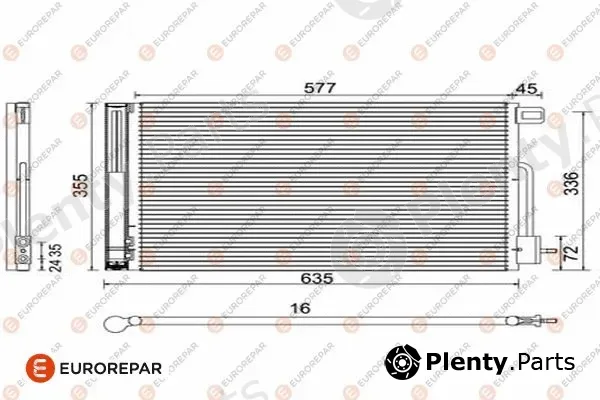 Eurorepar 1610161480 — Condenser, air conditioning