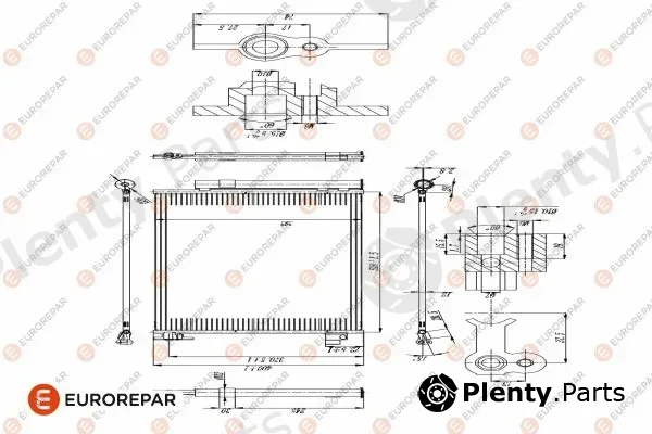 Eurorepar 1618100080 — Condenser, air conditioning