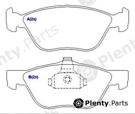 Eurorepar 1643069980 — Brake Pad Set, disc brake